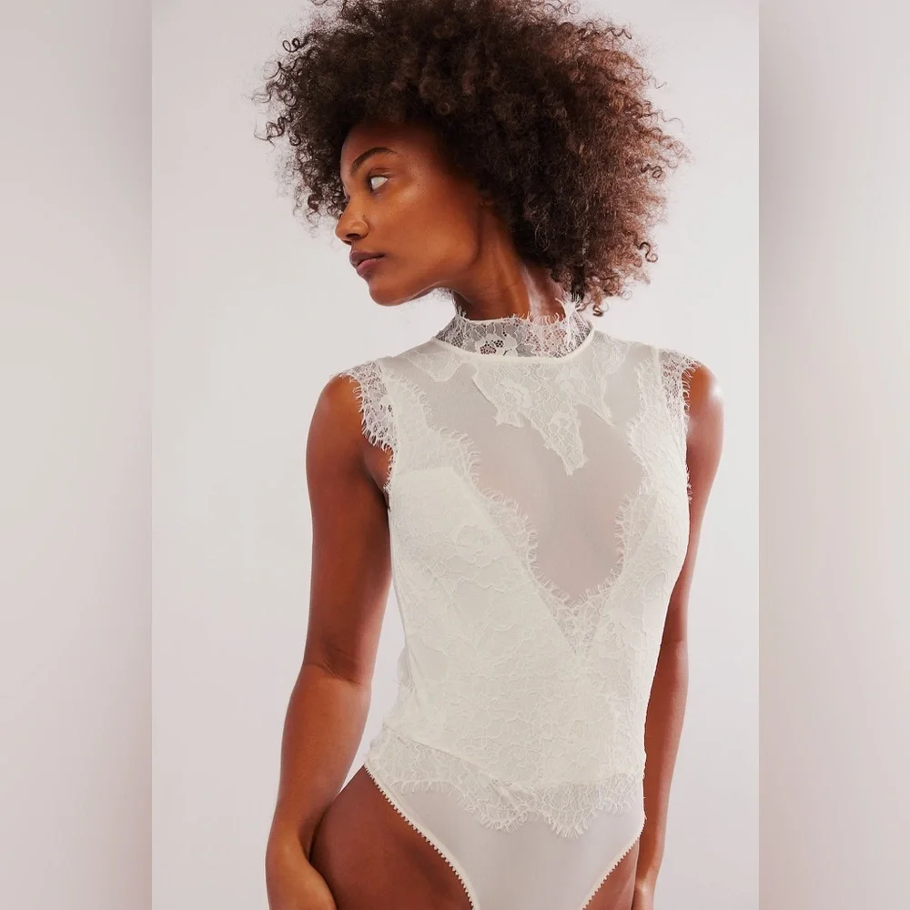 Free People Sweet Nothings Bodysuit Size XL